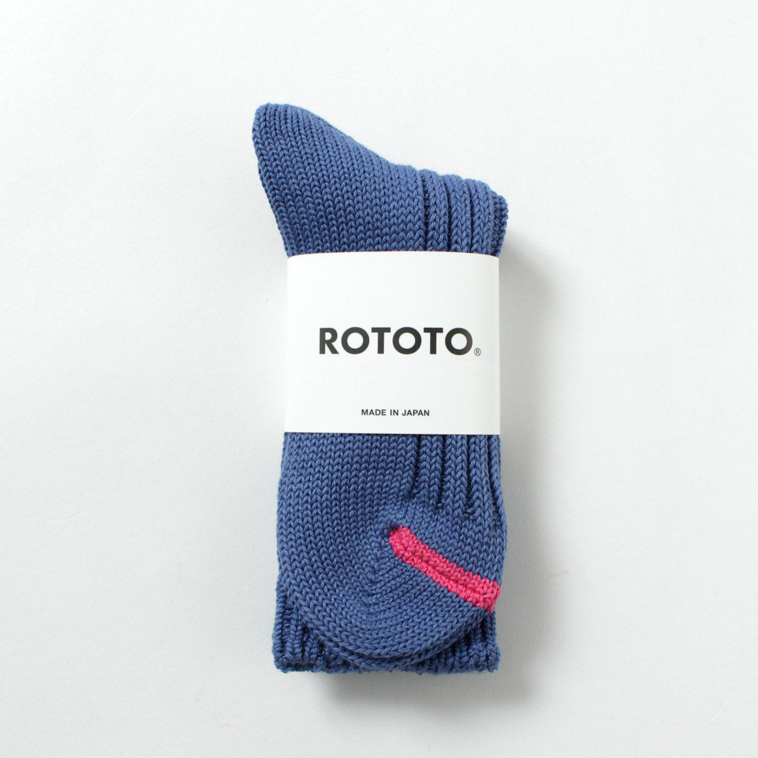 ROTOTO / Chaussettes épaisses côtelées