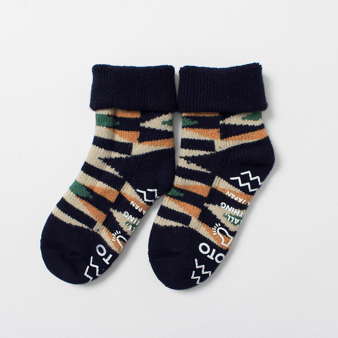 ROTOTO / Chaussettes de chambre en laine d'agneau mérinos Native