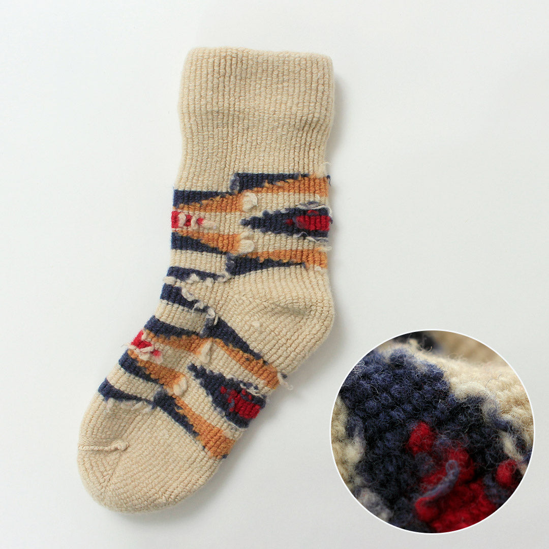 ROTOTO / Chaussettes de chambre en laine d'agneau mérinos Native