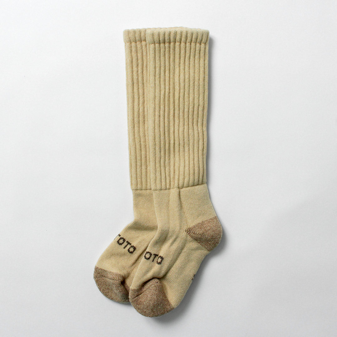 ROTOTO / Chaussettes hautes en laine d'agneau mérinos