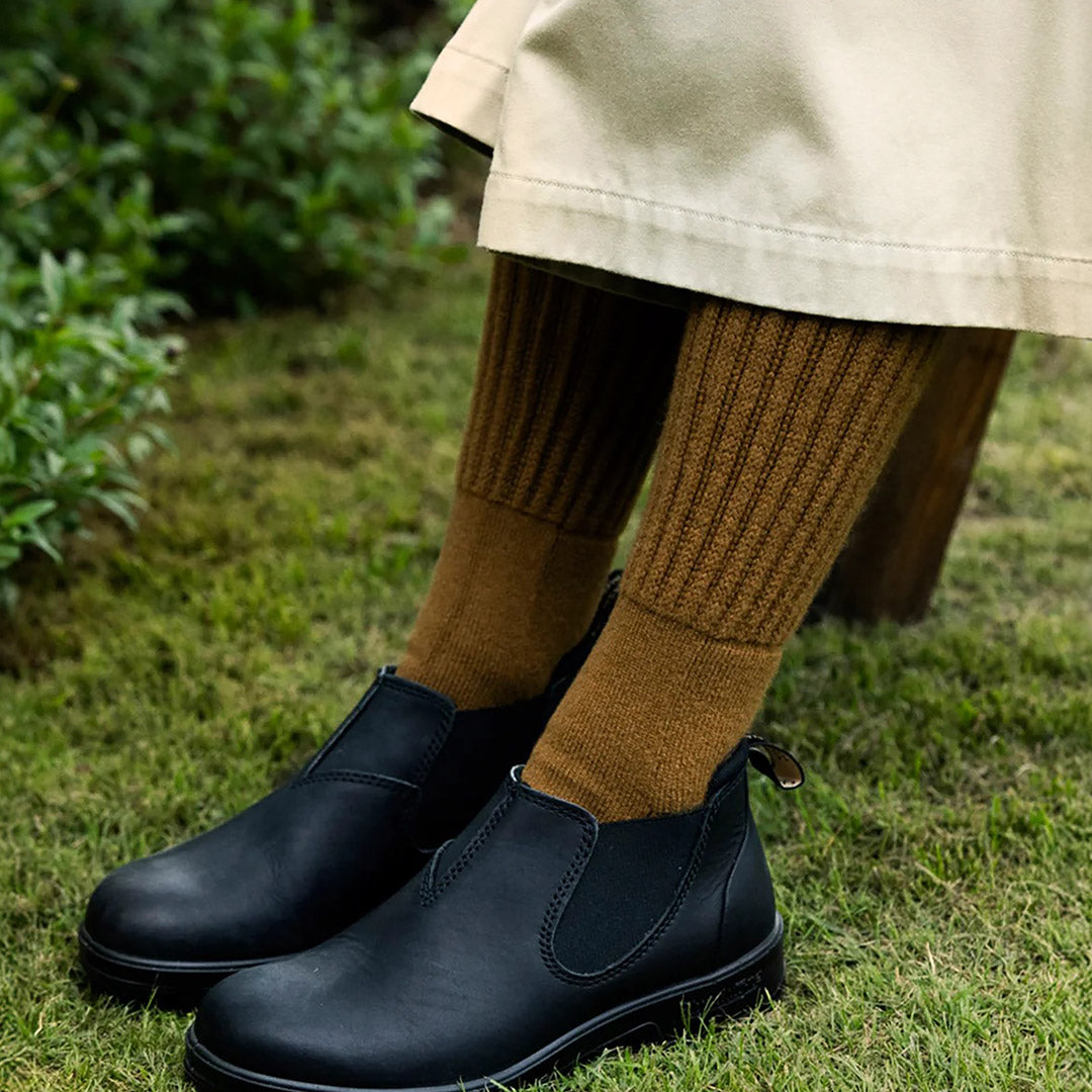 ROTOTO / Chaussettes hautes en laine d'agneau mérinos