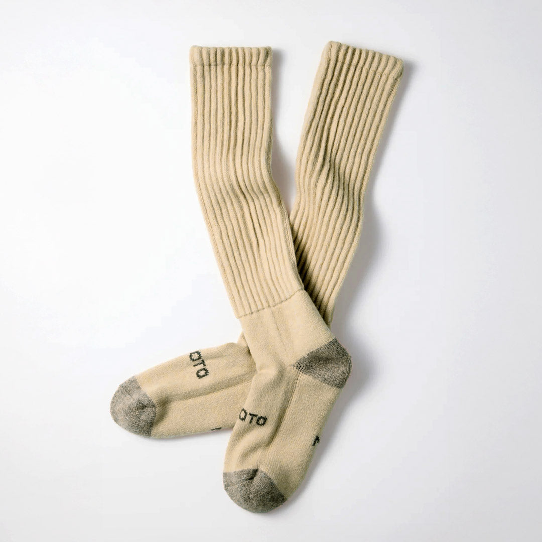 ROTOTO / Chaussettes hautes en laine d'agneau mérinos