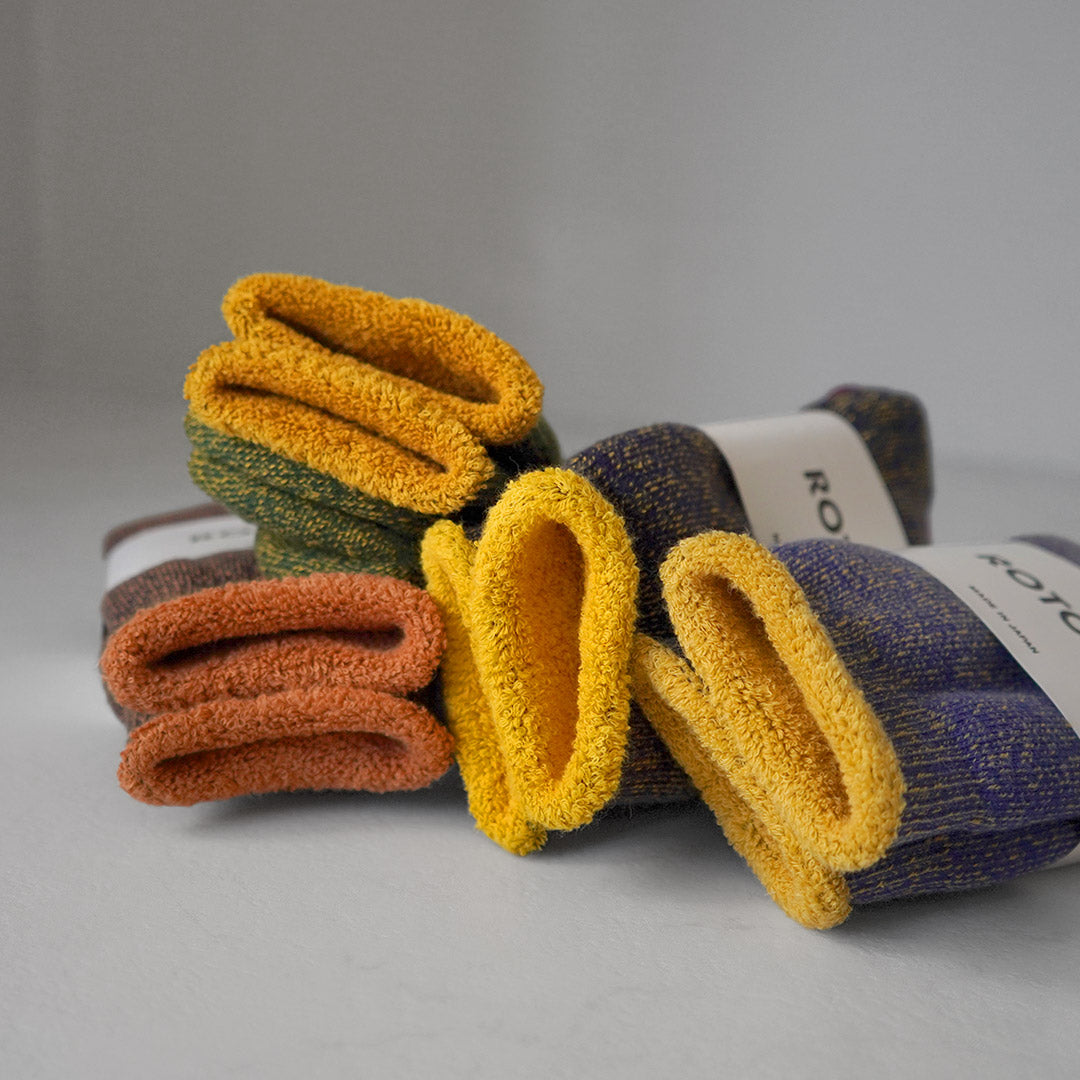 ROTOTO / Reversible Pile Socks