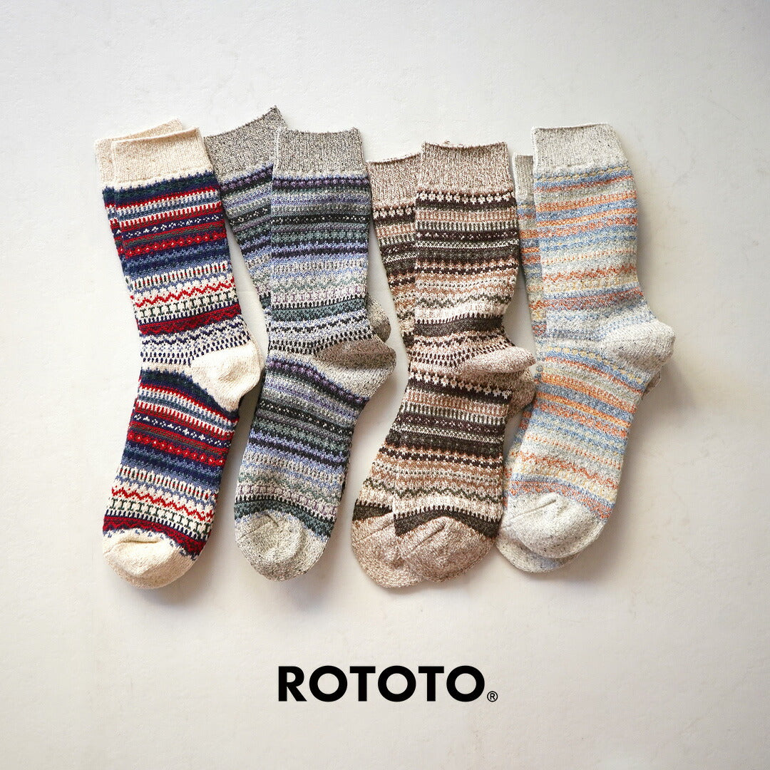 ROTOTO / 노르딕 패턴 양말