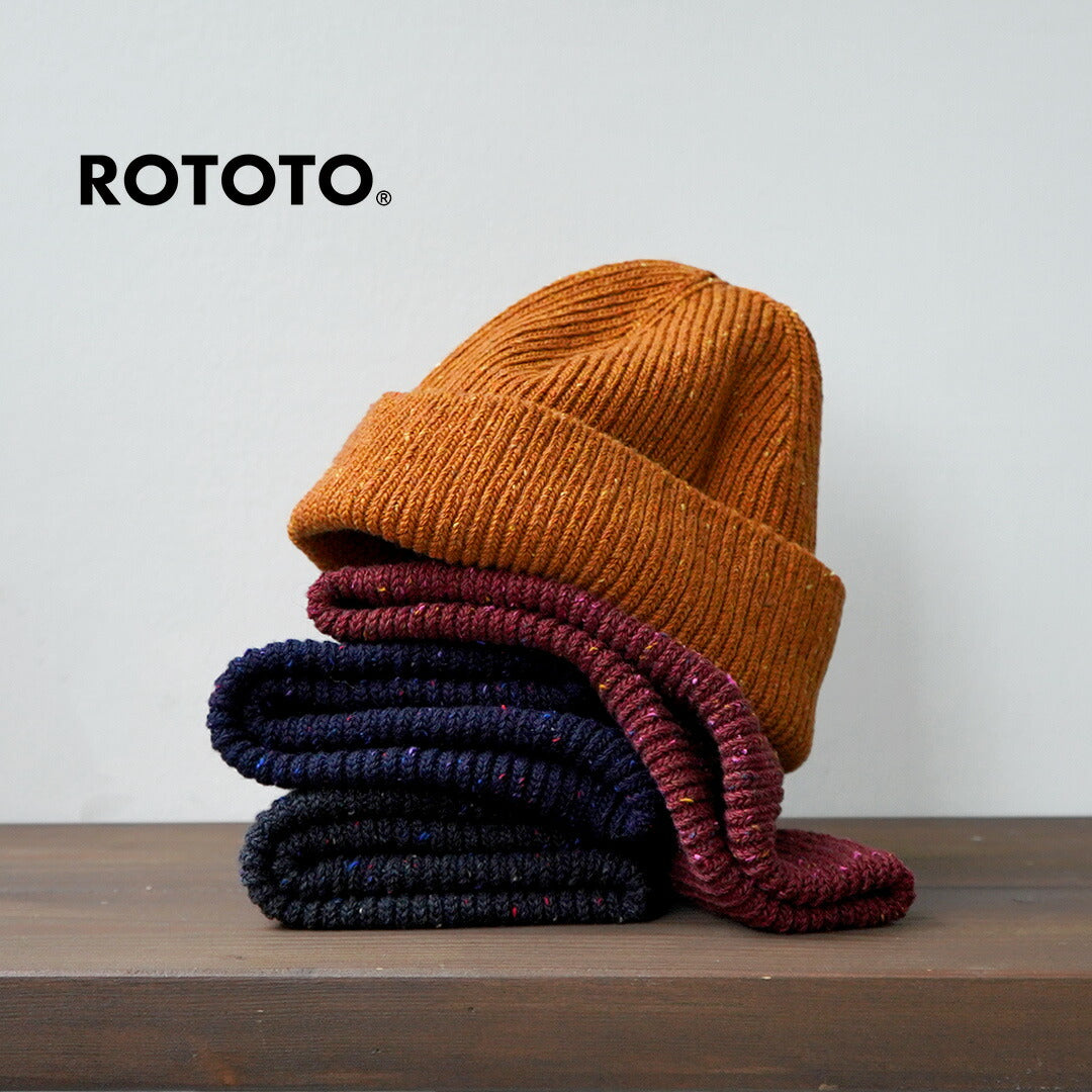 ROTOTO / Nep Wool Seamless Beanie