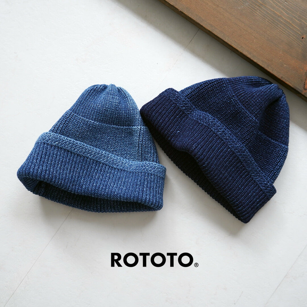 ROTOTO / Indigo Mil Beanie
