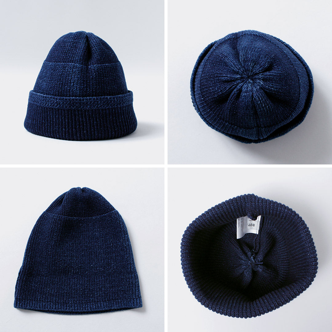 ROTOTO / Indigo Mil Beanie