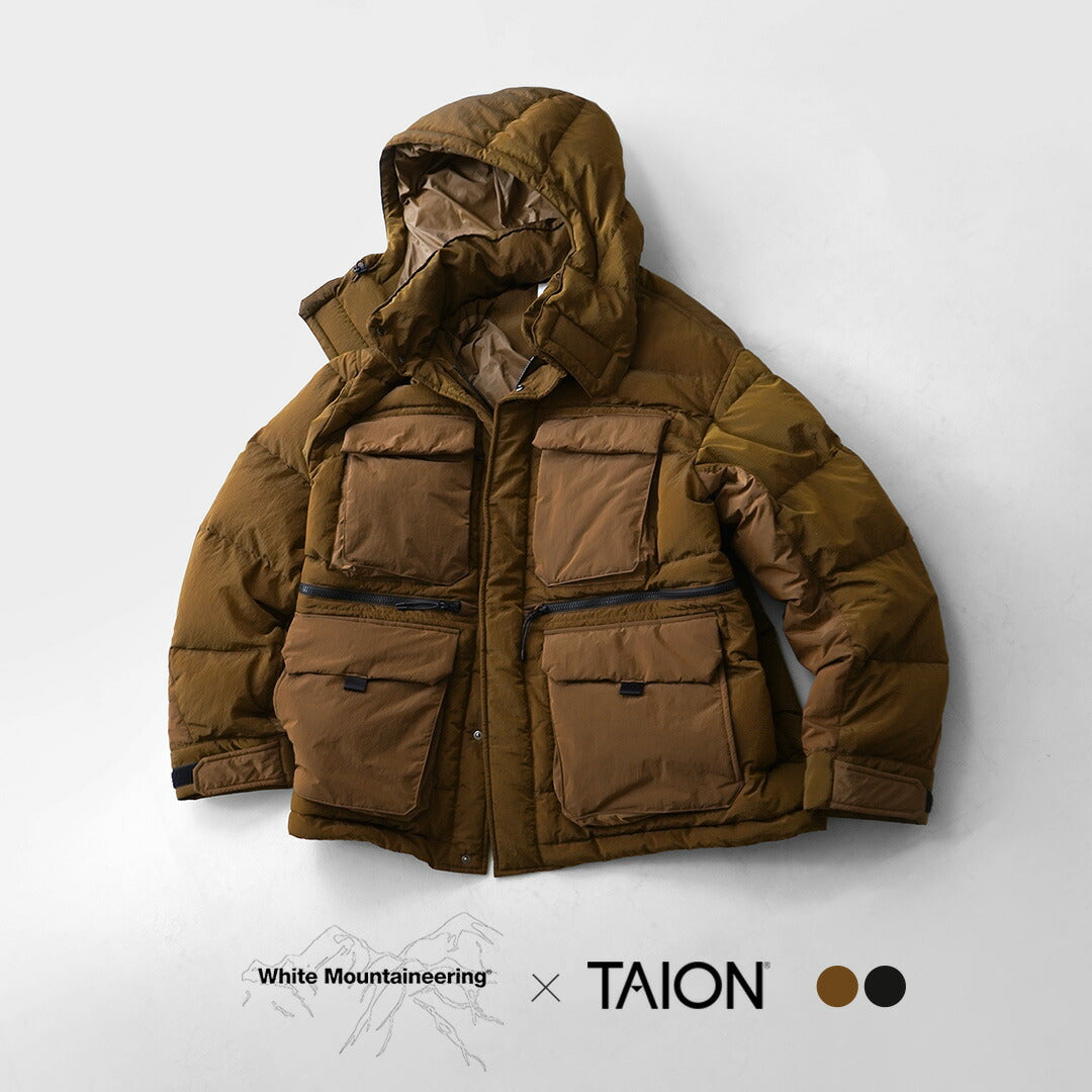 WHITE MOUNTAINEERING / TAION 콜라보레이션 립스톱 다운 재킷