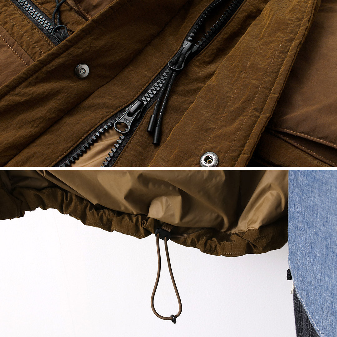 WHITE MOUNTAINEERING / TAION 콜라보레이션 립스톱 다운 재킷