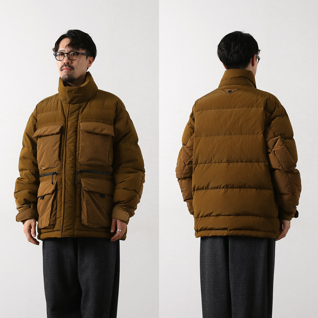 WHITE MOUNTAINEERING / TAION 콜라보레이션 립스톱 다운 재킷