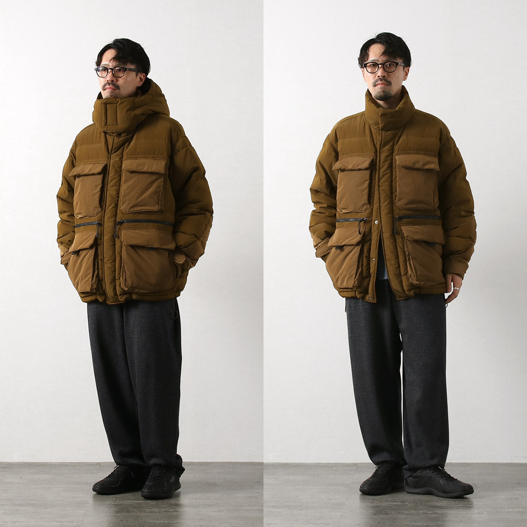 WHITE MOUNTAINEERING / TAION 콜라보레이션 립스톱 다운 재킷