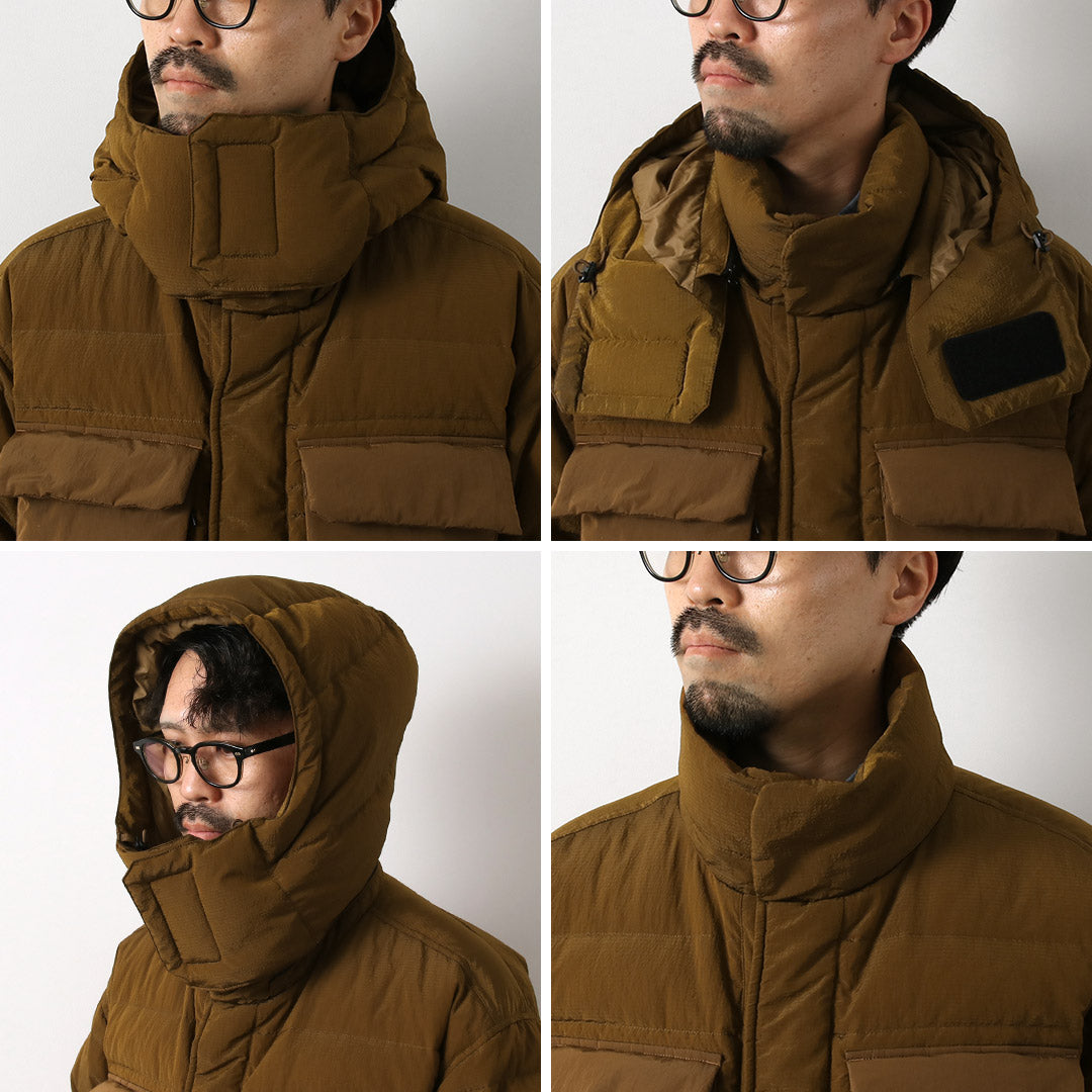 WHITE MOUNTAINEERING / TAION 콜라보레이션 립스톱 다운 재킷