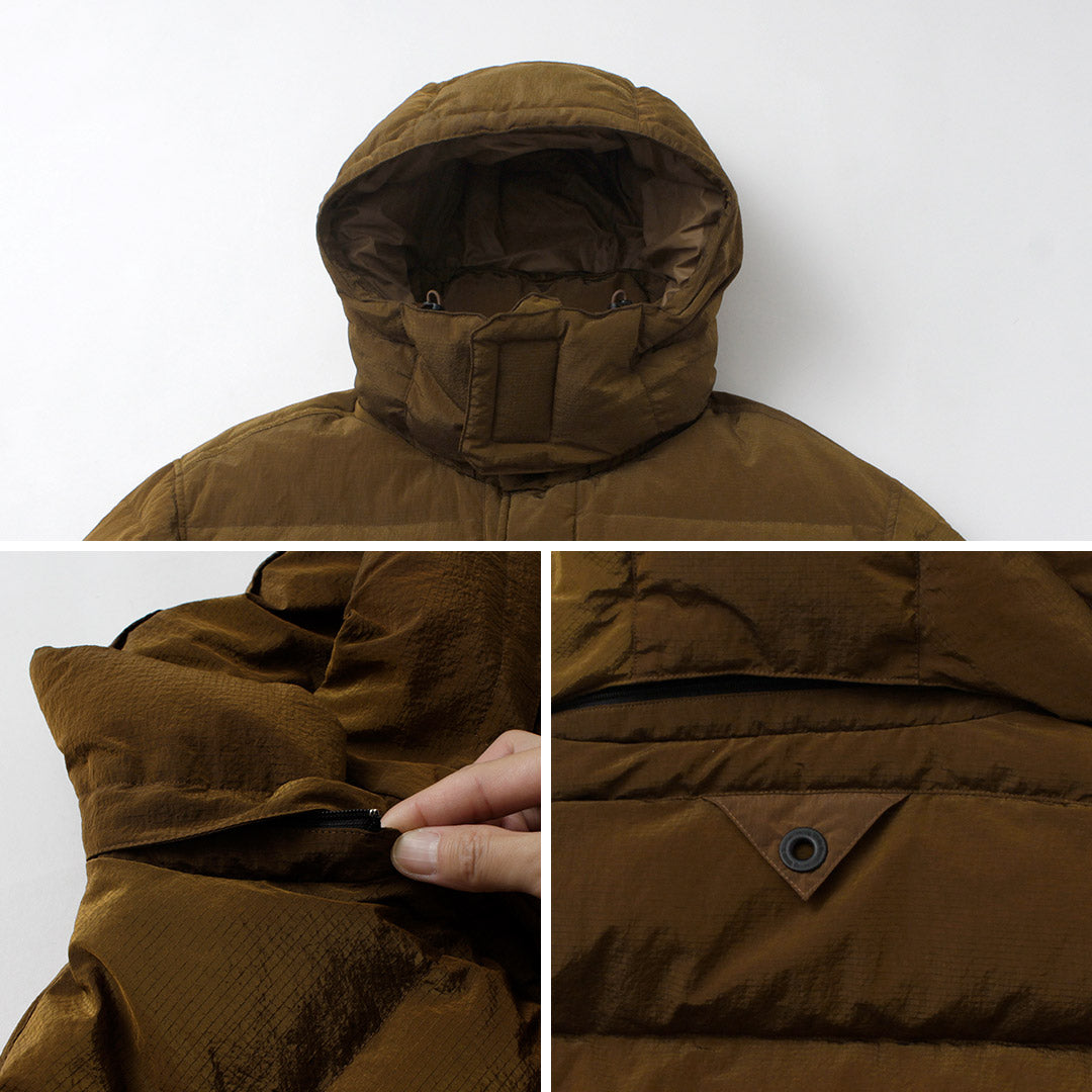 WHITE MOUNTAINEERING / TAION 콜라보레이션 립스톱 다운 재킷
