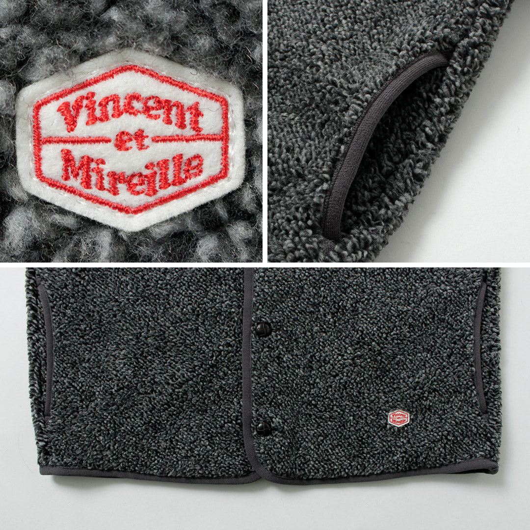 VINCENT ET MIREILLE / Boa Hoodie Plaid
