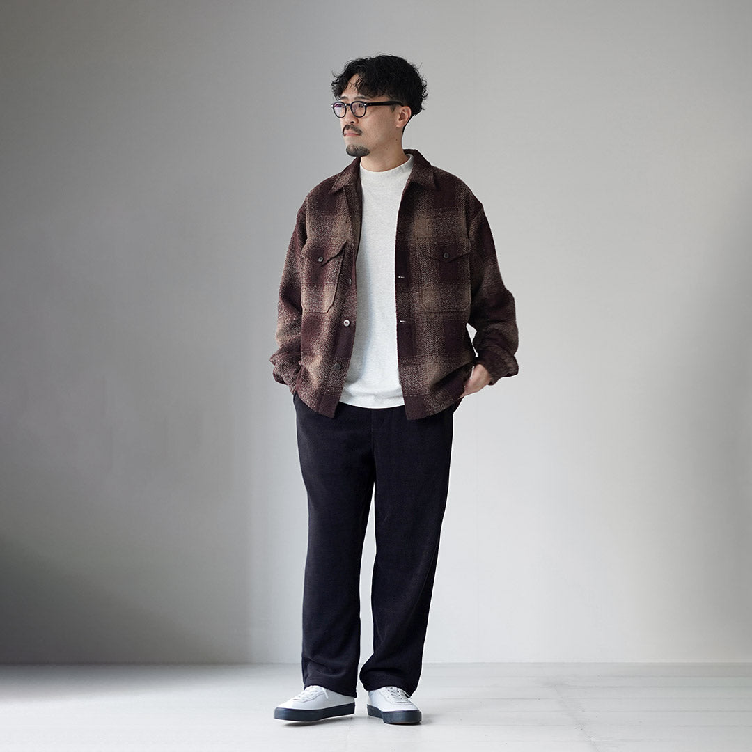 THOUSAND MILE / Knit Fleece Belt Pants