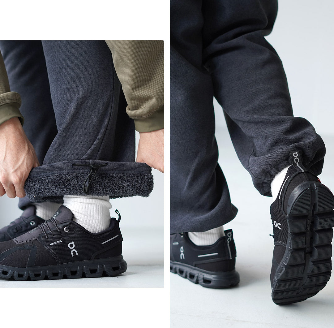 THOUSAND MILE / Knit Fleece Belt Pants