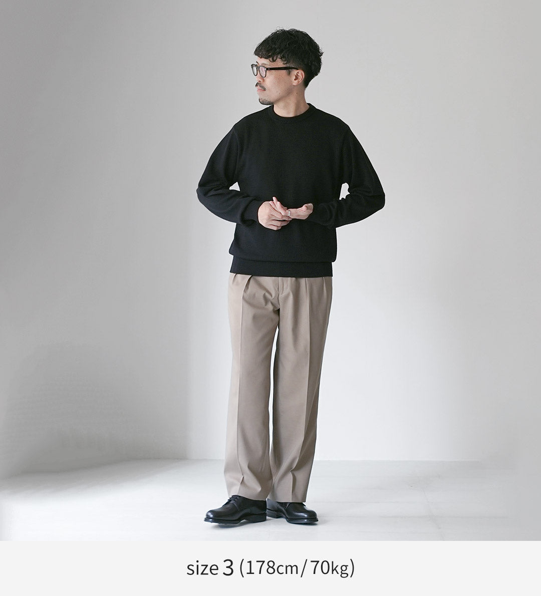 YONETOMI NEW BASIC / American Wool & Cotton Knit Pullover