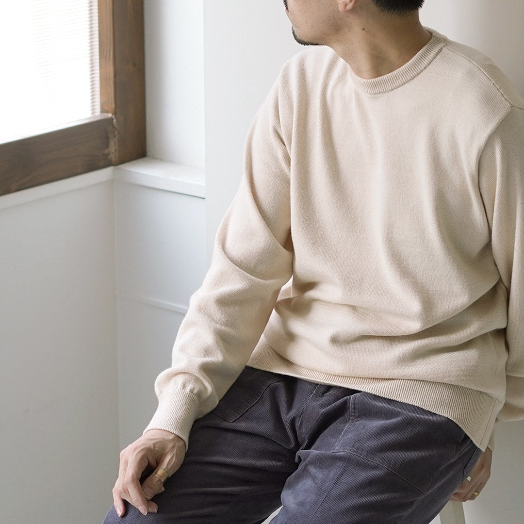 YONETOMI NEW BASIC / American Wool & Cotton Knit Pullover