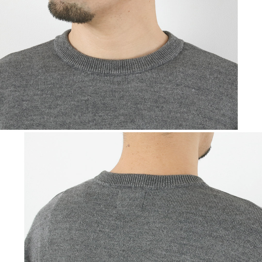 YONETOMI NEW BASIC / American Wool & Cotton Knit Pullover