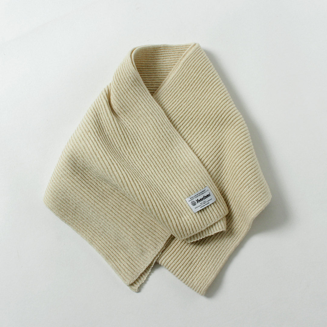 YONETOMI NEW BASIC / Rigid Cashmere Scarf