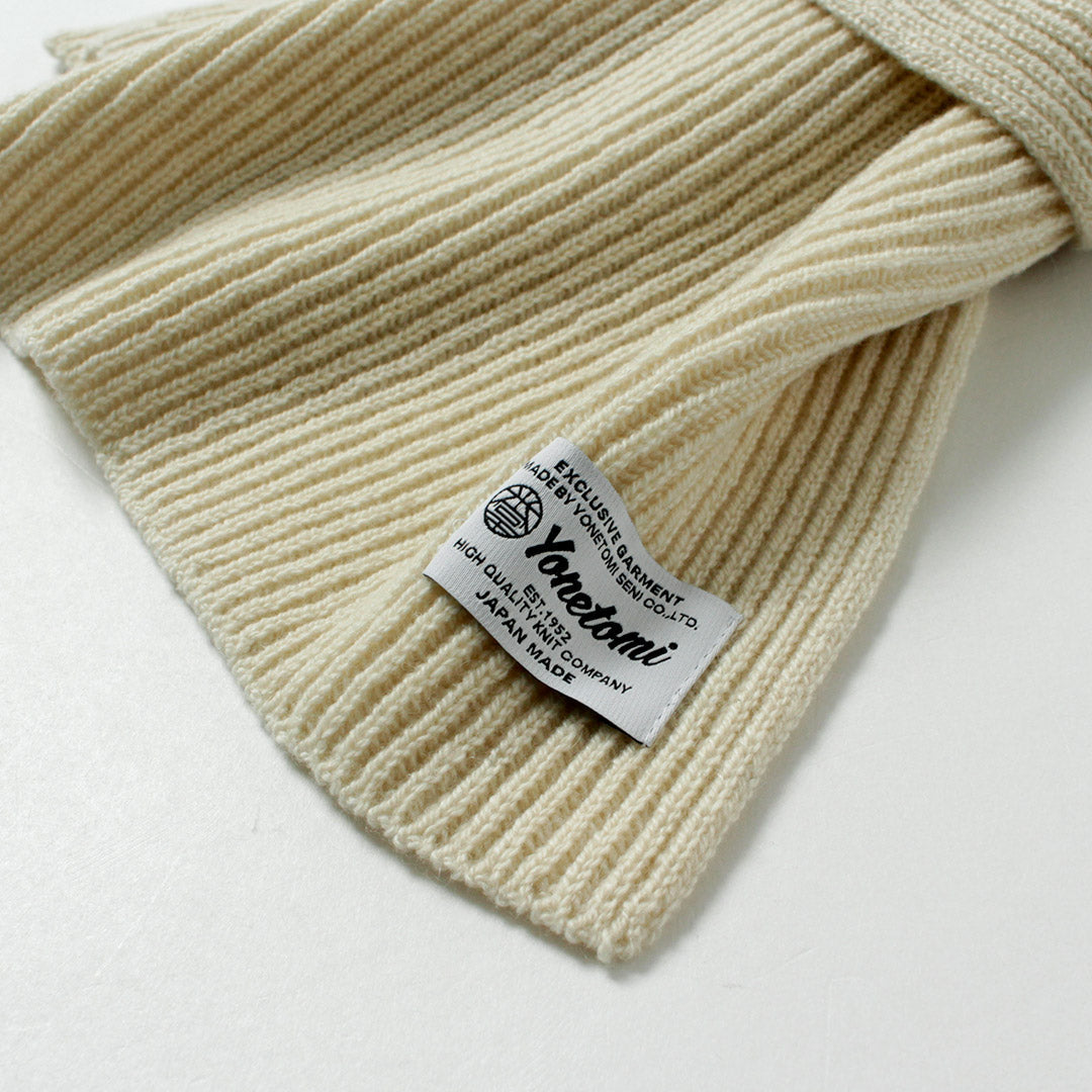 YONETOMI NEW BASIC / Rigid Cashmere Scarf