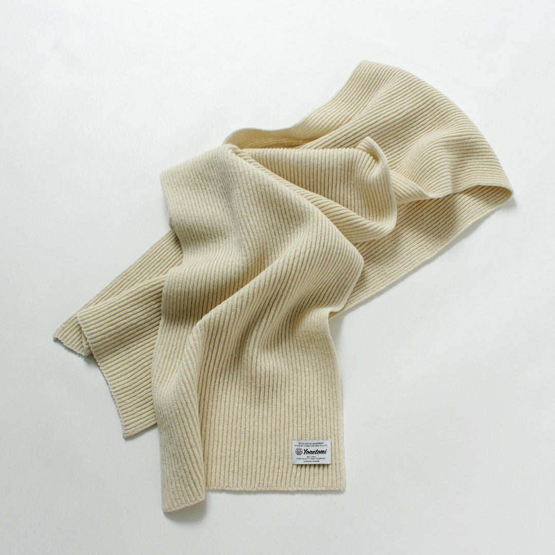 YONETOMI NEW BASIC / Rigid Cashmere Scarf