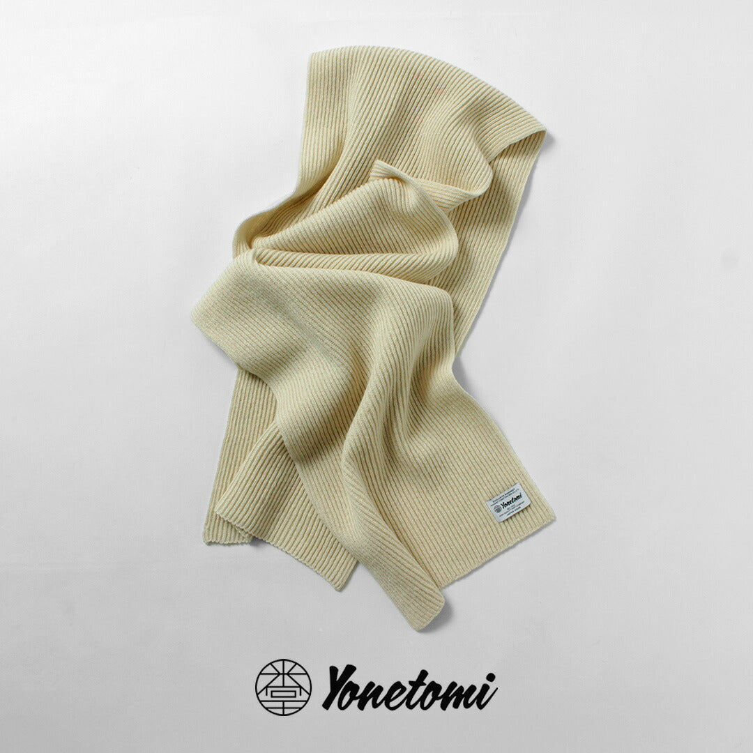 YONETOMI NEW BASIC / Rigid Cashmere Scarf