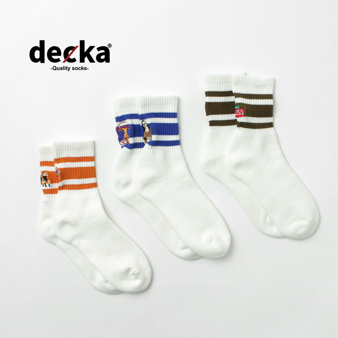 DECKA QUALITY SOCKS / 자수 스케이터 양말