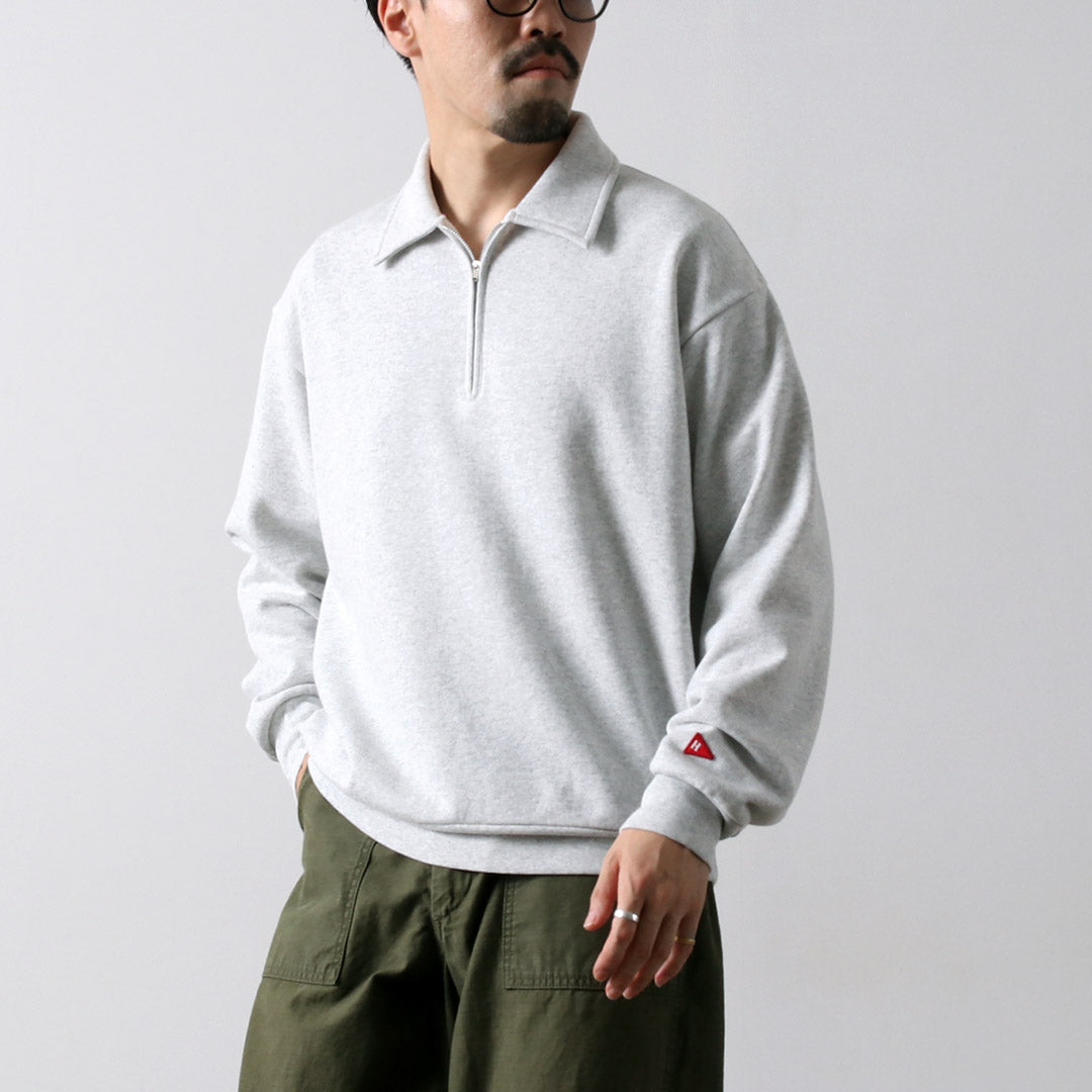 HEALTHKNIT / 彩色半拉链经典卫衣