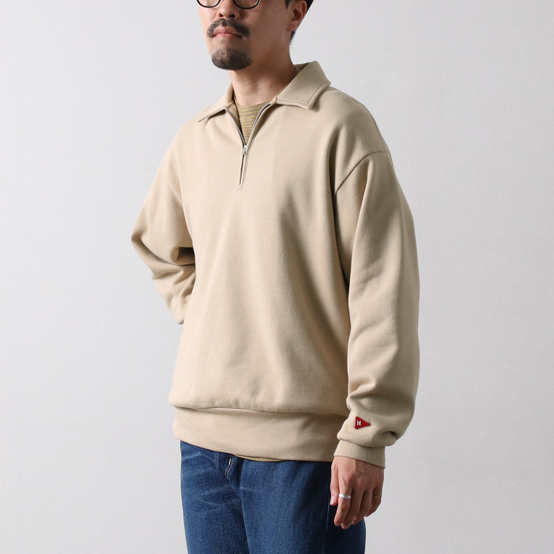 HEALTHKNIT / 彩色半拉链经典卫衣
