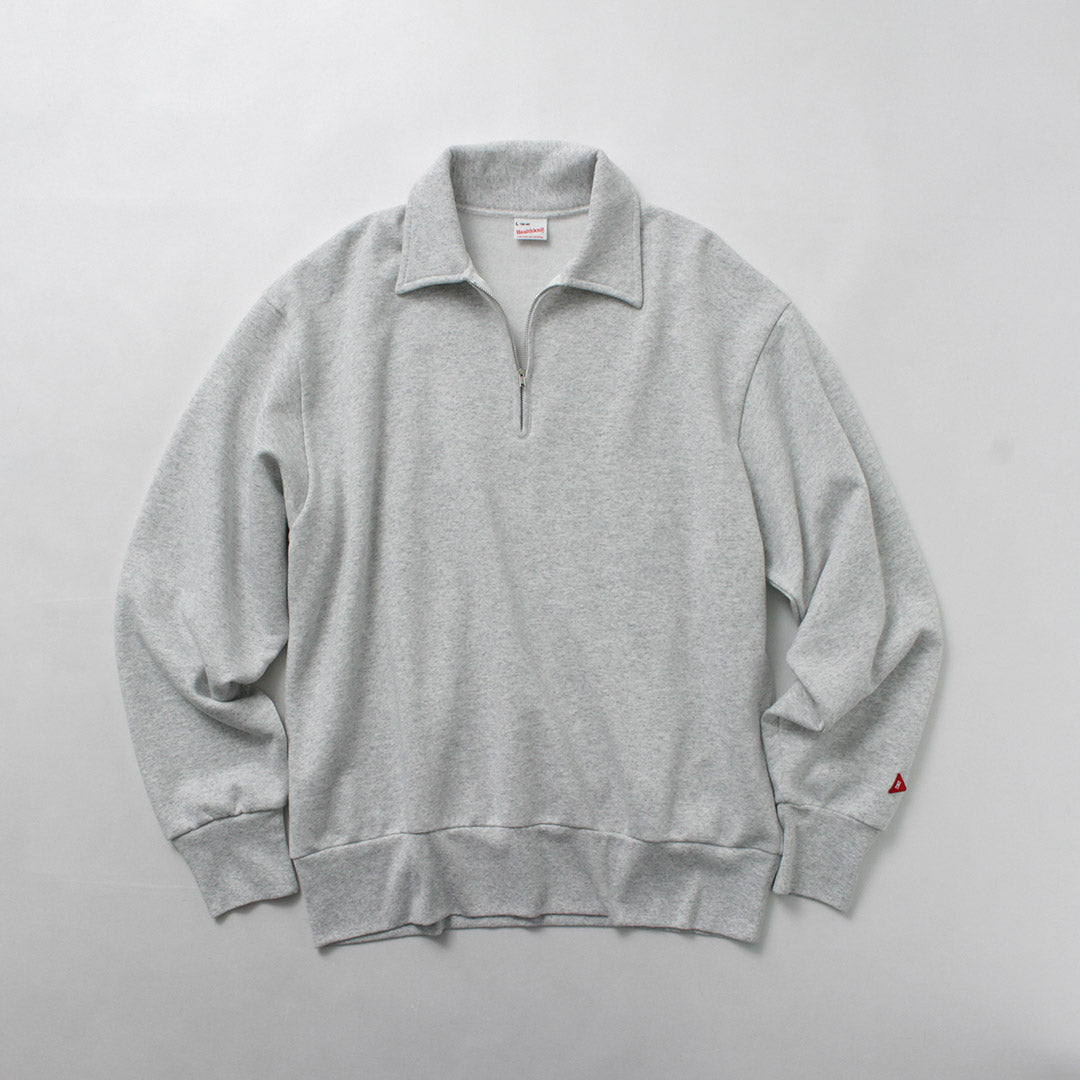 HEALTHKNIT / 彩色半拉链经典卫衣