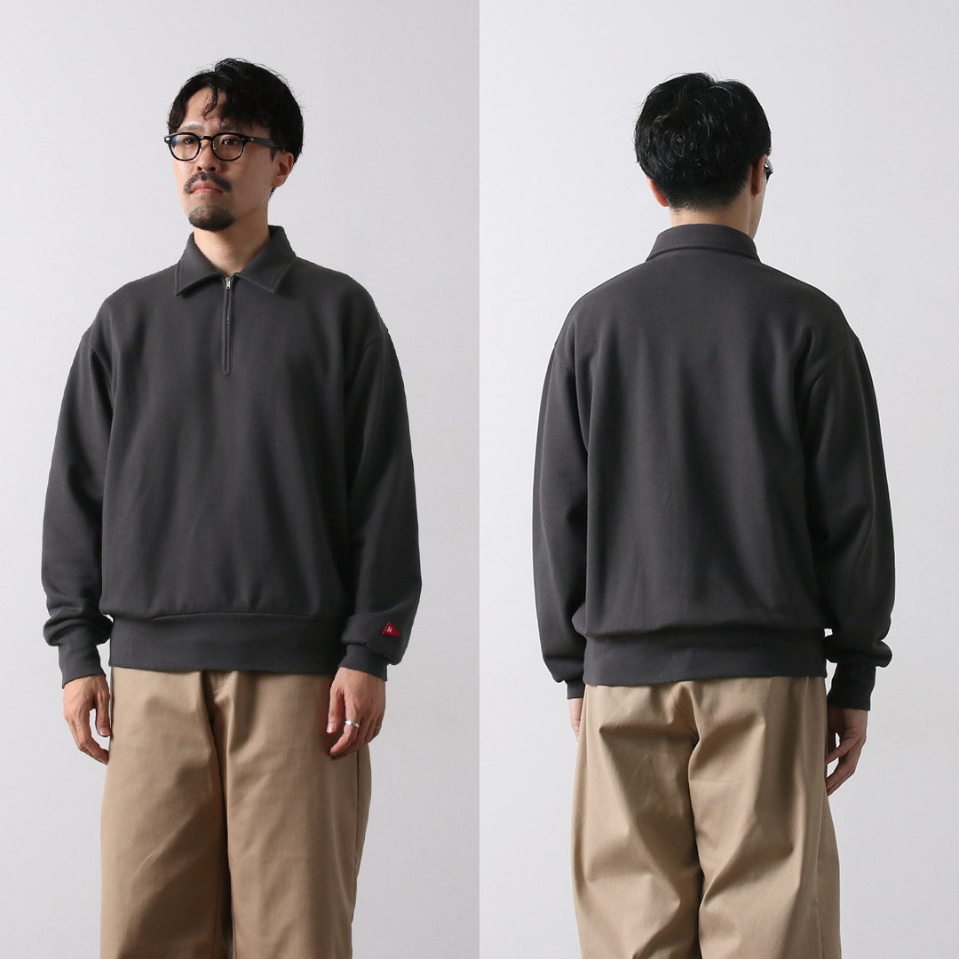 HEALTHKNIT / 彩色半拉链经典卫衣