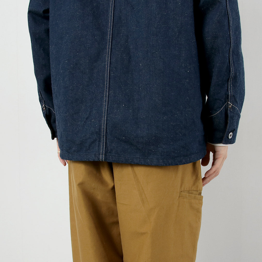 FOB FACTORY / F2456 Denim Chore Jacket with Blanket Liner