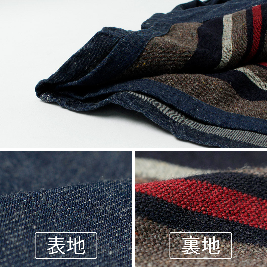 FOB FACTORY / F2456 Denim Chore Jacket with Blanket Liner