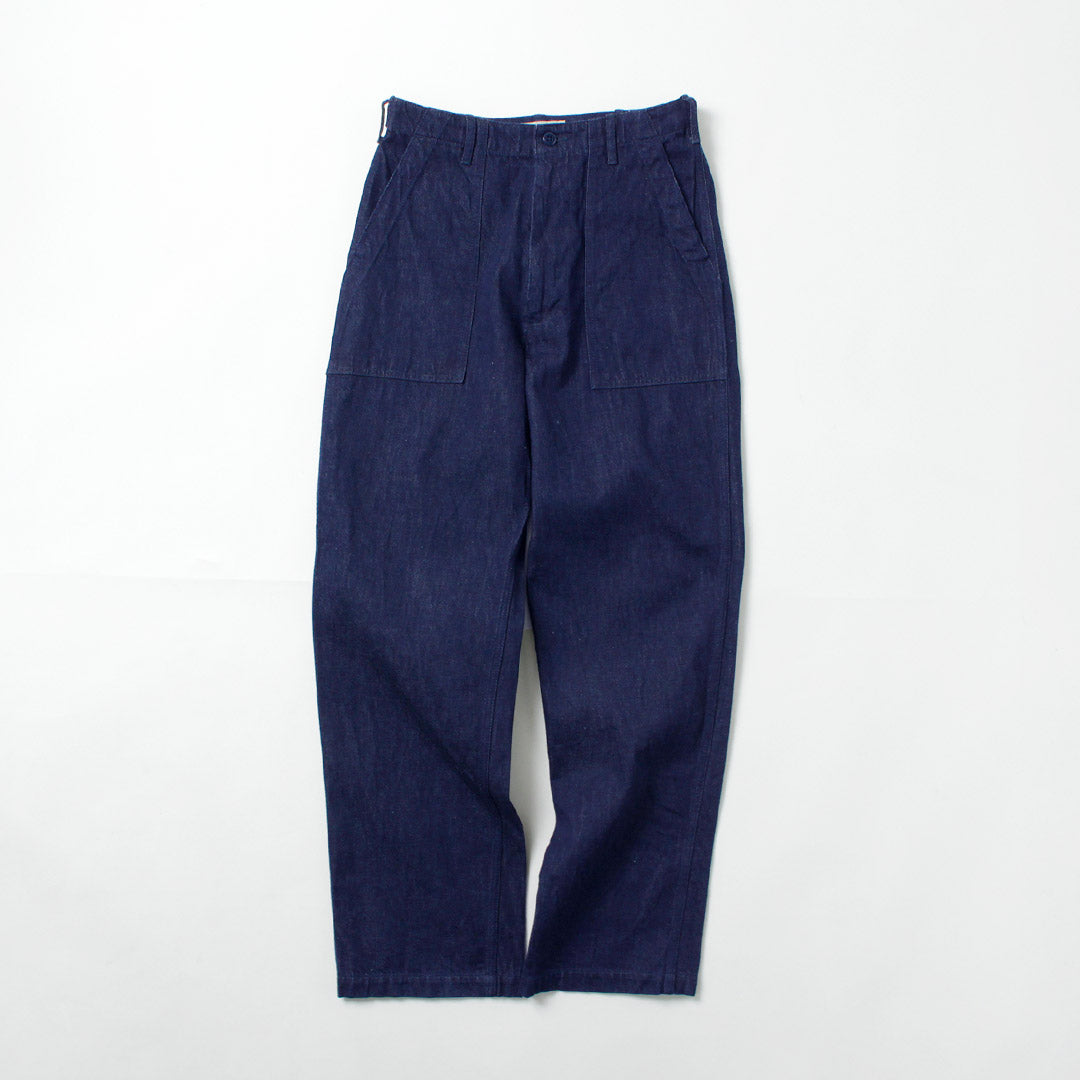 FOB FACTORY / 888 Pantalón panadero de mezclilla