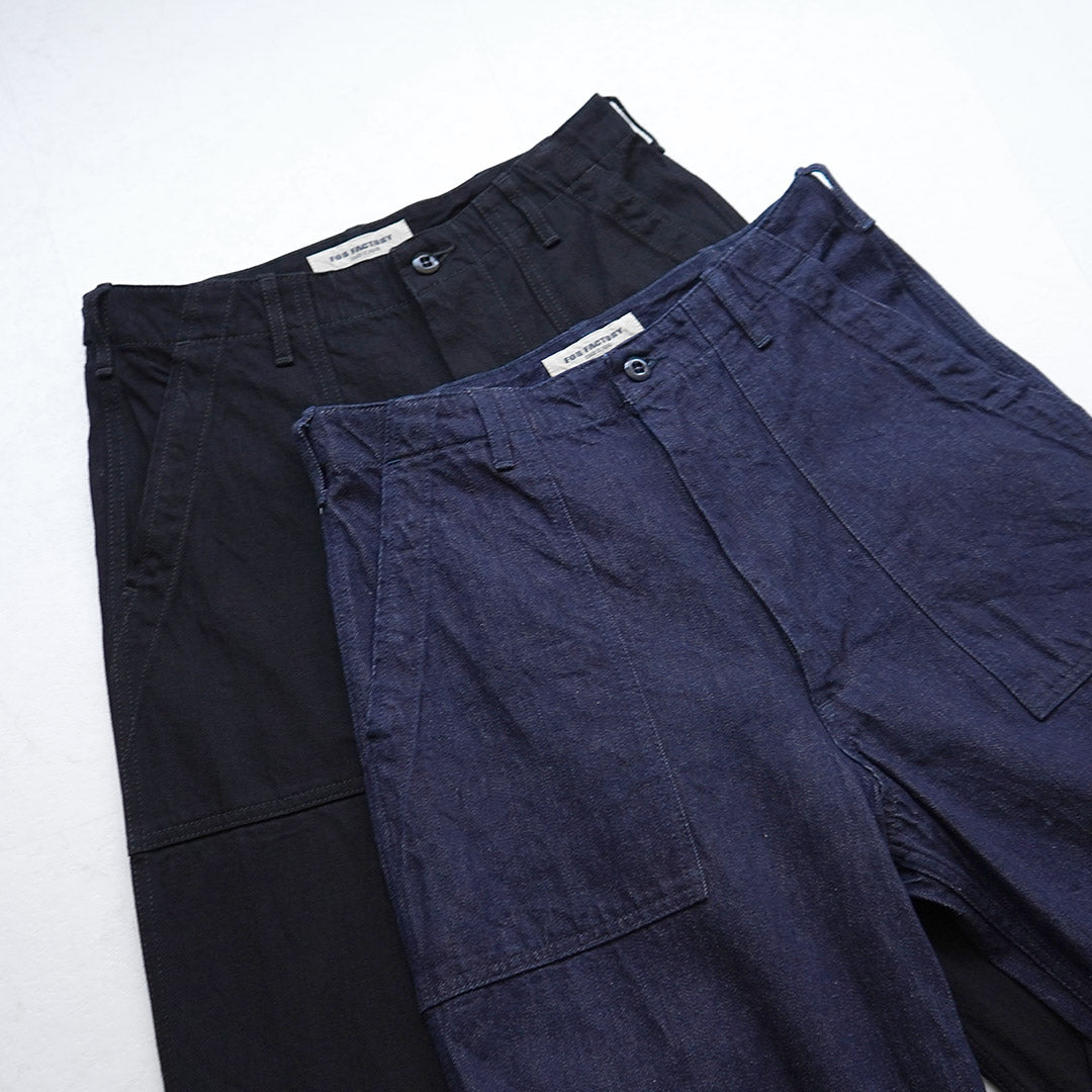 FOB FACTORY / 888 Pantalón panadero de mezclilla