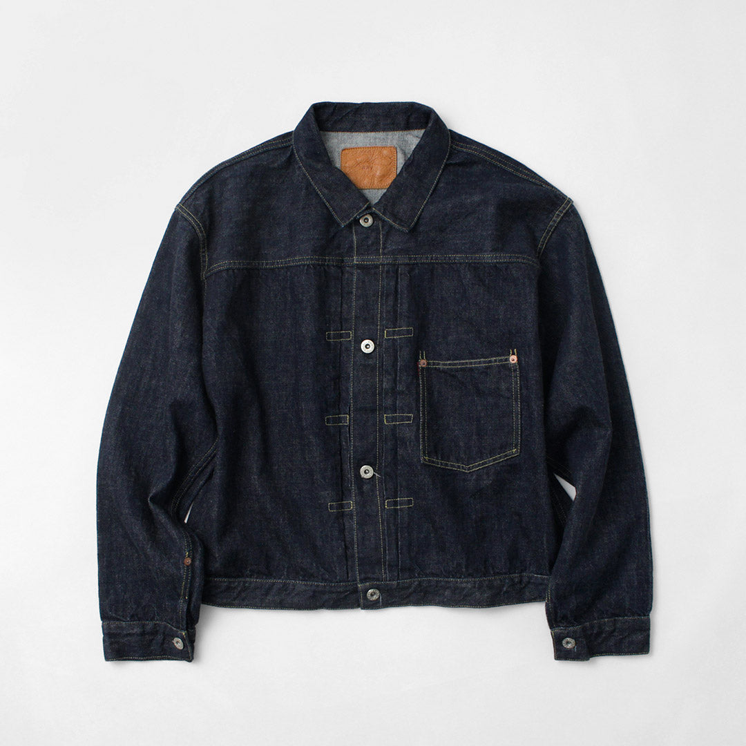 REMI RELIEF / Chaqueta vaquera de un lavado modelo WWII de mezclilla de 12 oz