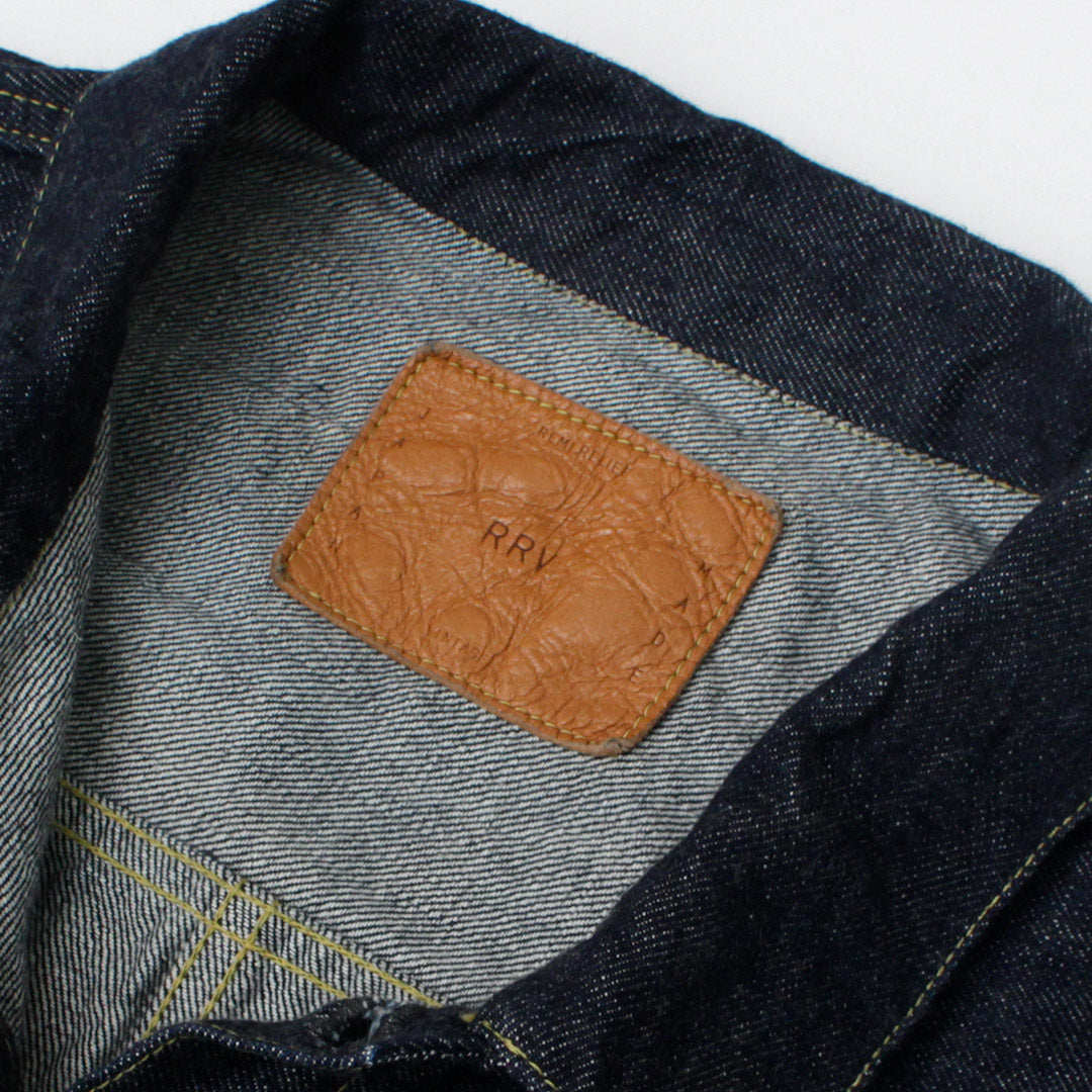 REMI RELIEF / Chaqueta vaquera de un lavado modelo WWII de mezclilla de 12 oz