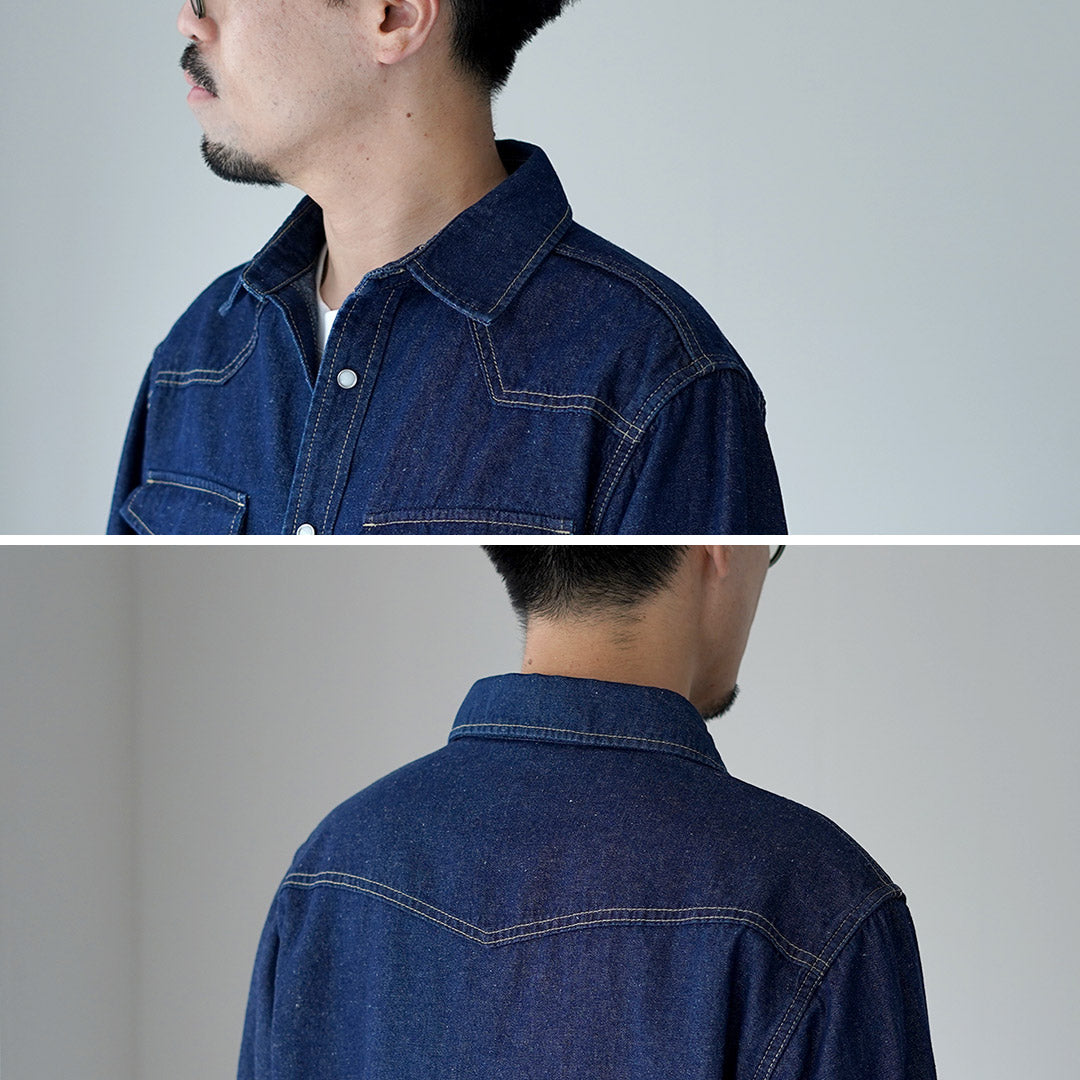 GOHEMP / Camisa vaquera vaquera de 7,5 oz