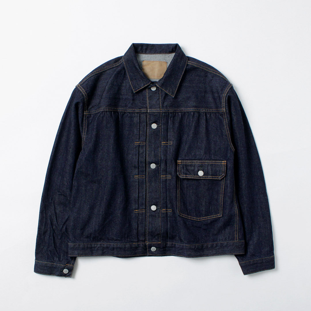 COUPES ORDINAIRES / Veste en jean 1er type un délavé