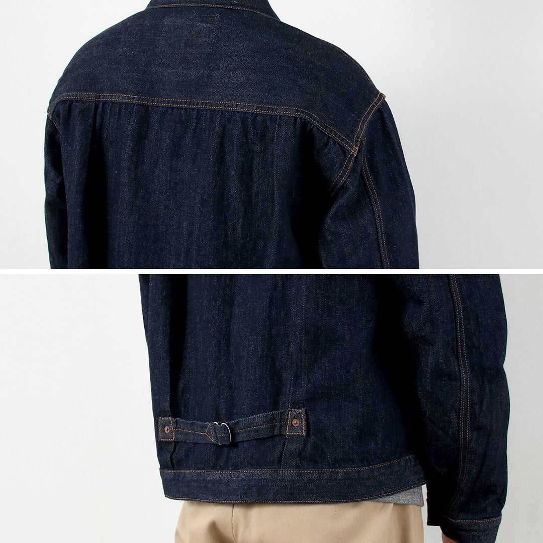 COUPES ORDINAIRES / Veste en jean 1er type un délavé