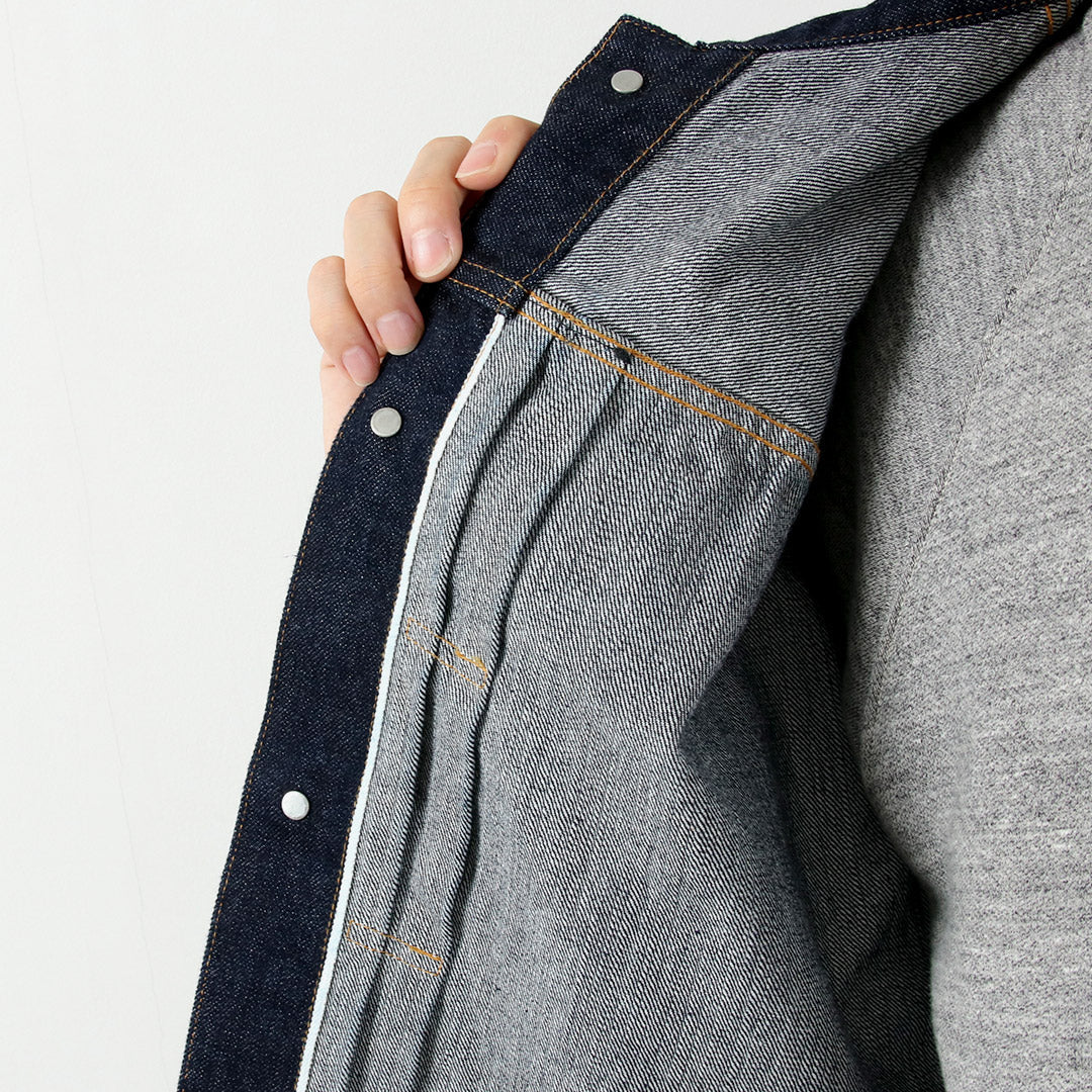 COUPES ORDINAIRES / Veste en jean 1er type un délavé