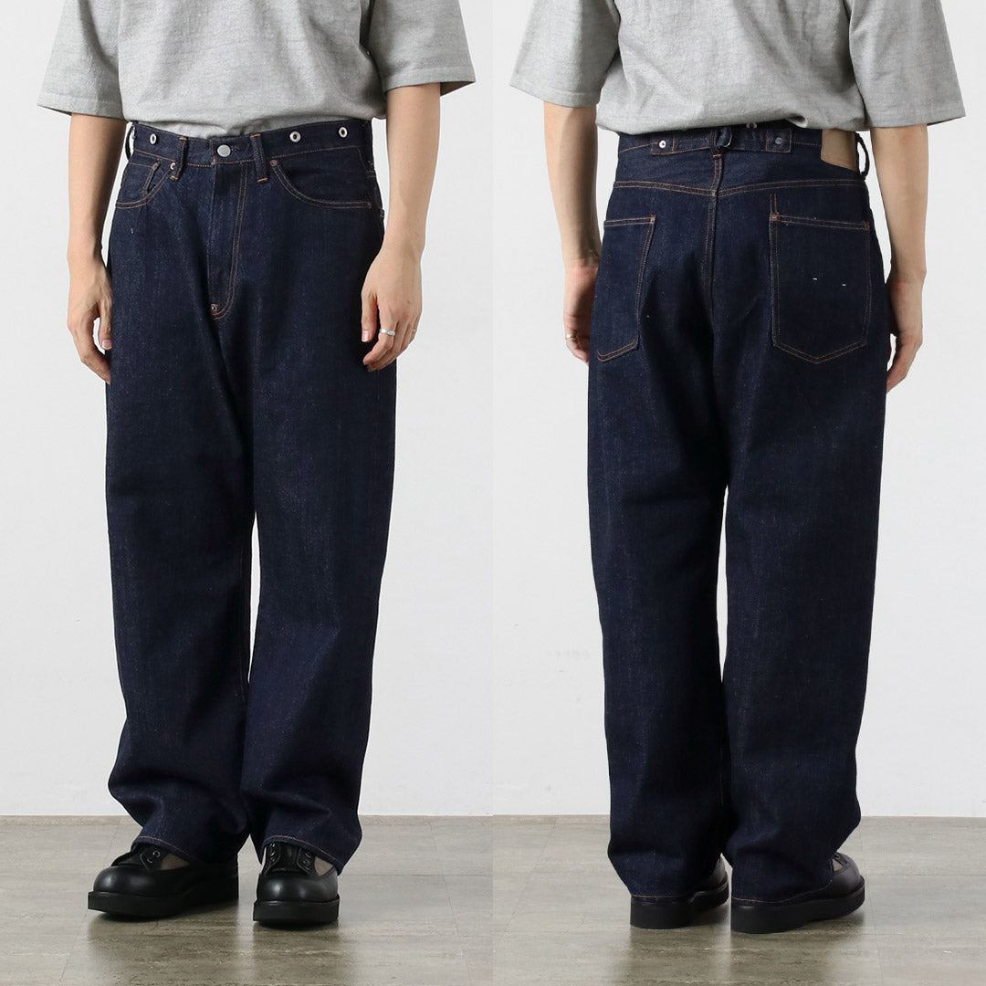 ORDINARY FITS / 와이드 데님 팬츠 원워시