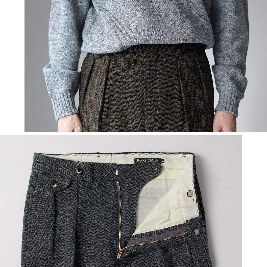 BARNSTORMER / Herringbone Tweed Slacks