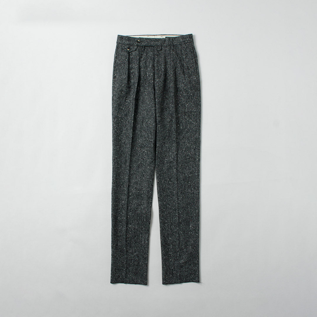 BARNSTORMER / British Homespun 2-tuck Slacks