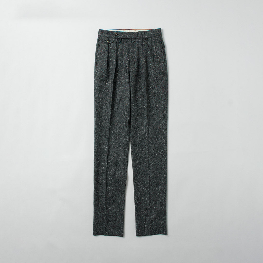 BARNSTORMER / British Homespun 2-tuck Slacks