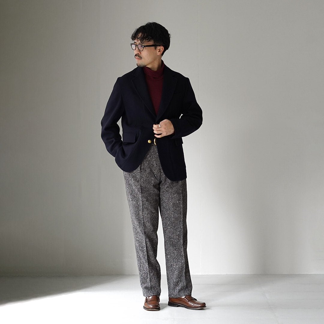 BARNSTORMER / British Homespun 2-tuck Slacks
