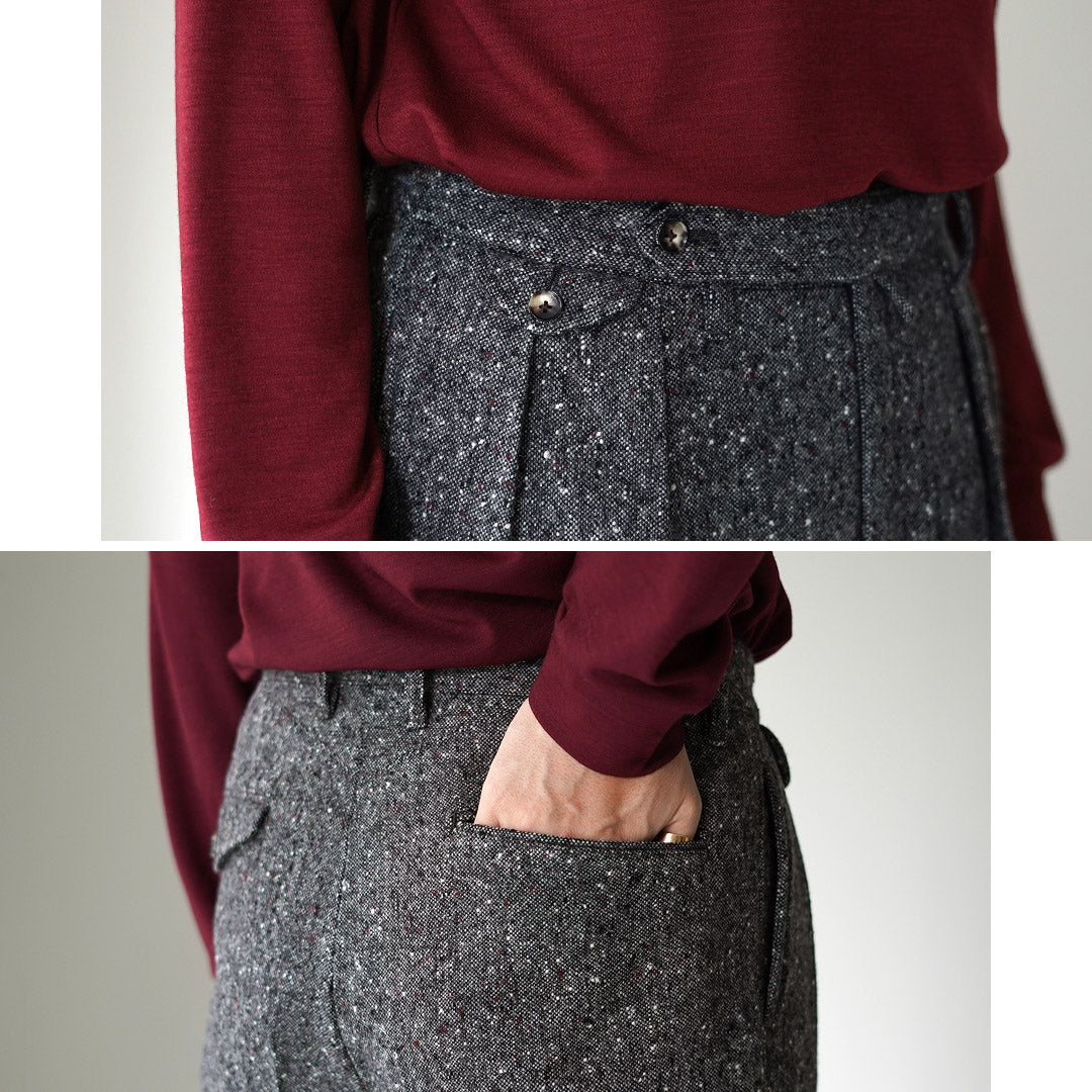 BARNSTORMER / British Homespun 2-tuck Slacks