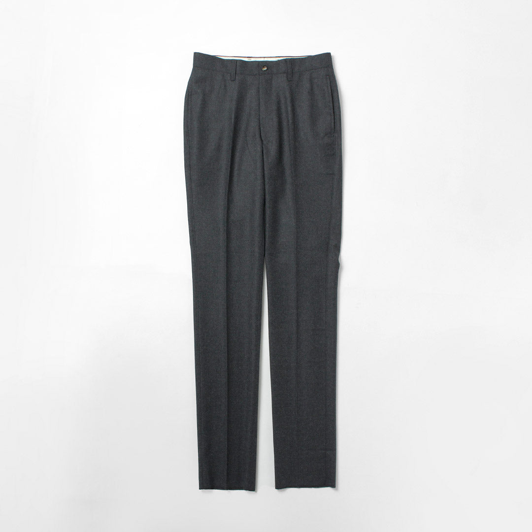 BARNSTORMER / Pantalon plat en flanelle Saxony
