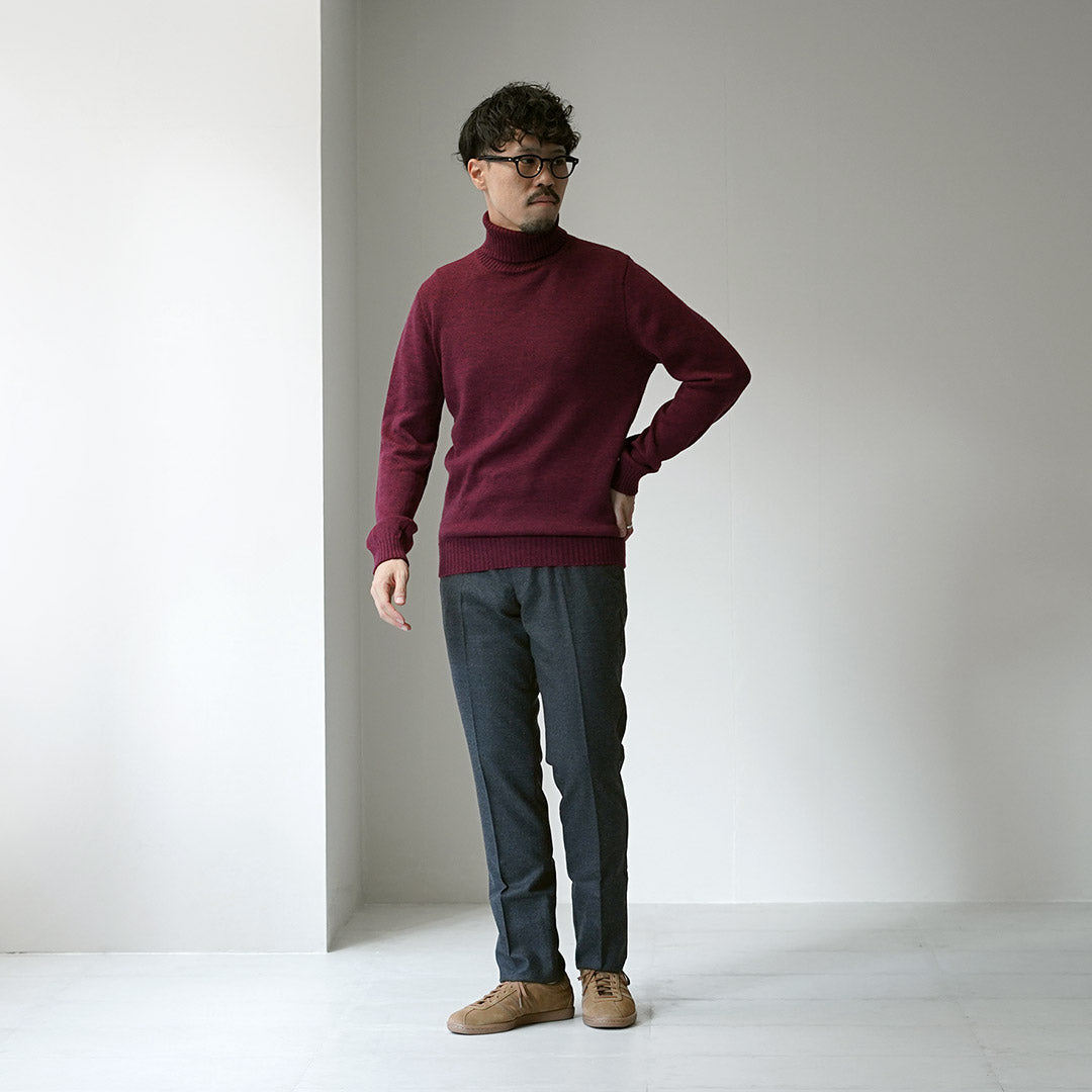 BARNSTORMER / Pantalon plat en flanelle Saxony